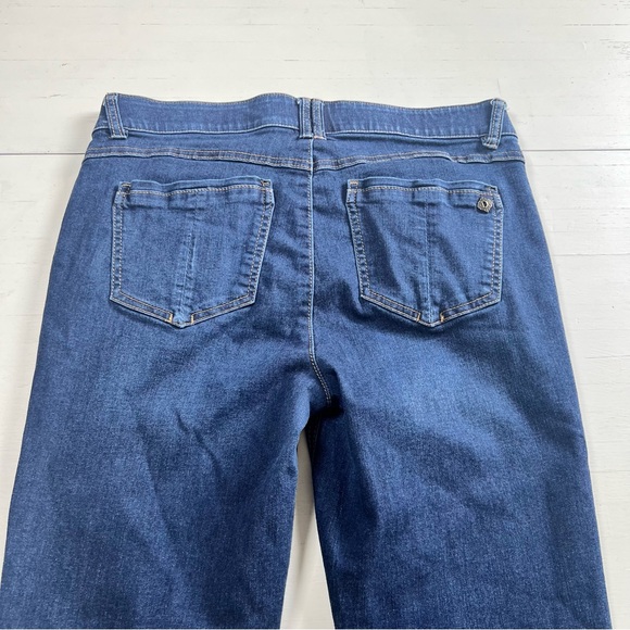 Democracy AB Solution High Rise Straight Leg Demin Jeans Medium Wash Size 16 - Picture 3 of 4